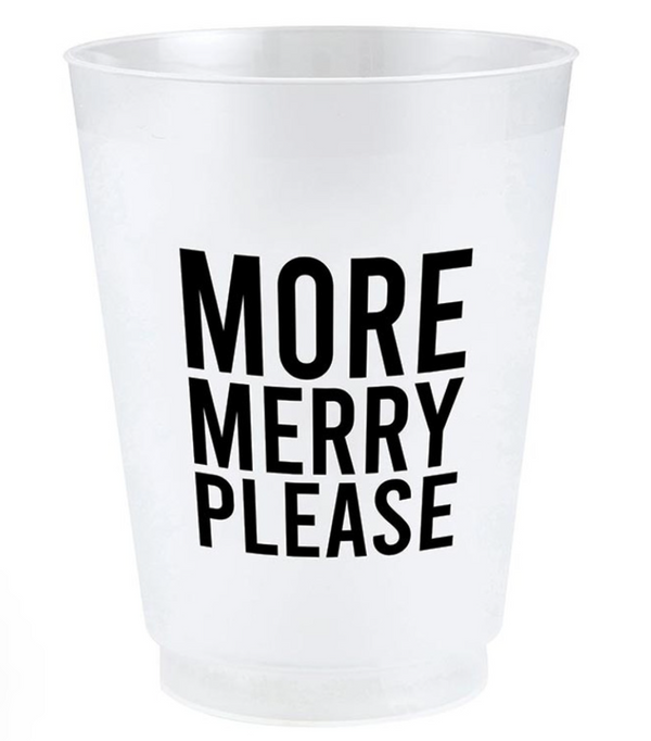 Holiday Frost Cups - More Merry Please
